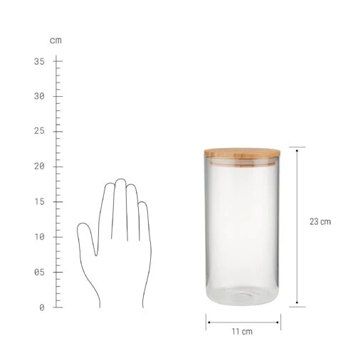 WOODLOCK Vorratsglas 1750ml -Tischdeko Verkauf 10215644 2