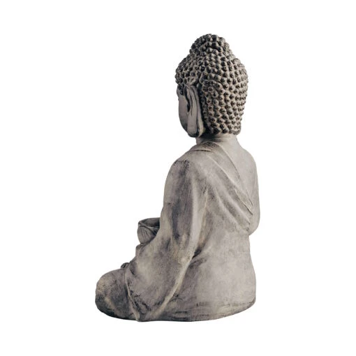 BUDDHA Statue Mit Kerzenteller Höhe 46cm -Tischdeko Verkauf 10215752 5