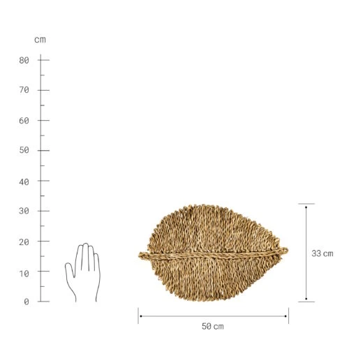 LEAF Platzset Blatt L 50 X B 33cm -Tischdeko Verkauf 10222759 2