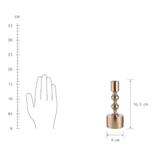 SCOOP Stabkerzenhalter Höhe 16,5cm -Tischdeko Verkauf 10223449 3