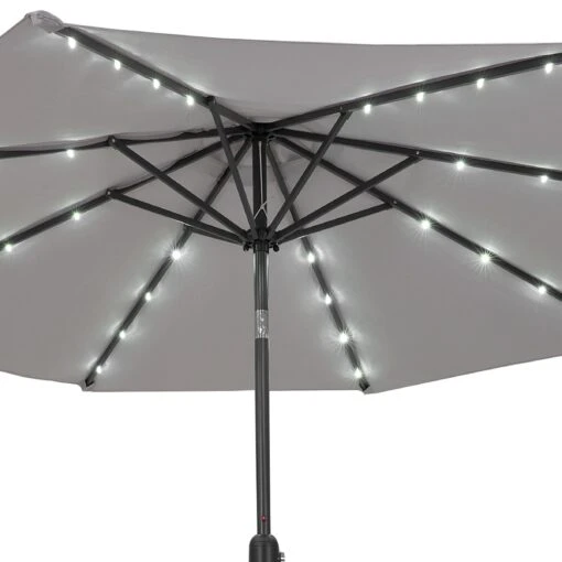 SUN & STARS Sonnenschirm Mit LED-Solar-Lichter Ø270cm -Tischdeko Verkauf 10223844 6