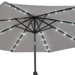 SUN & STARS Sonnenschirm Mit LED-Solar-Lichter Ø180cm -Tischdeko Verkauf 10223847 6