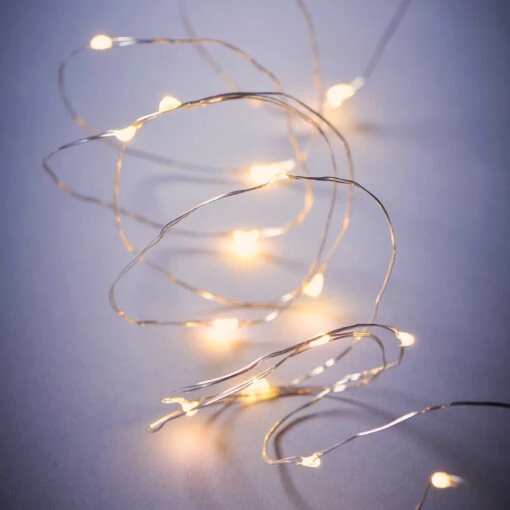 TWINE LIGHTS LED Lichterkette 100 Lichter Mit USB-Batteriefach -Tischdeko Verkauf 10224994 7