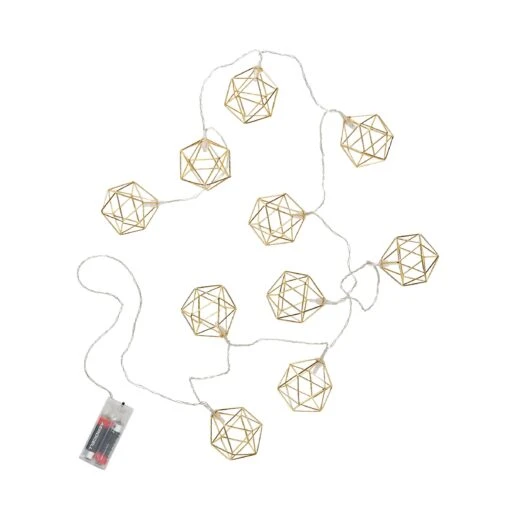 GEOMETRICS LED-Lichterkette Würfel 10 Lichter Mit USB-Batteriefach -Tischdeko Verkauf 10225630 1