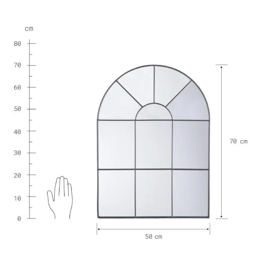 FINESTRA Fensterspiegel L 50 X H 70cm -Tischdeko Verkauf 10225800 2