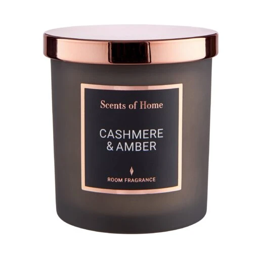 SCENTS OF HOME Duftkerze Cashmere & Amber Mit Sojawachs -Tischdeko Verkauf 10225873