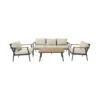 TEAK TIME Lounge-Set 4-tlg. -Tischdeko Verkauf 10226256