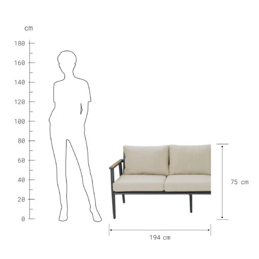 TEAK TIME Lounge-Set 4-tlg. -Tischdeko Verkauf 10226256 4