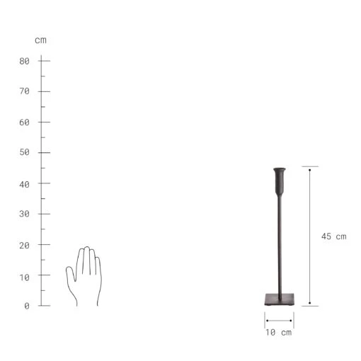 RUST Kerzenhalter Höhe 45cm -Tischdeko Verkauf 10227577 2