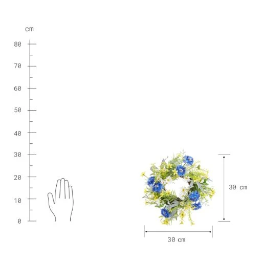 FLORISTABlumenkranz Midsommar Ø30cm -Tischdeko Verkauf 10227762 2