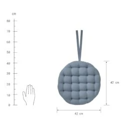 SOLID Stuhlkissen Mit Bändchen Ø39cm -Tischdeko Verkauf 10227781 3