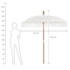 MACRAMÉSonnenschirm Ø1,85m -Tischdeko Verkauf 10227820 2