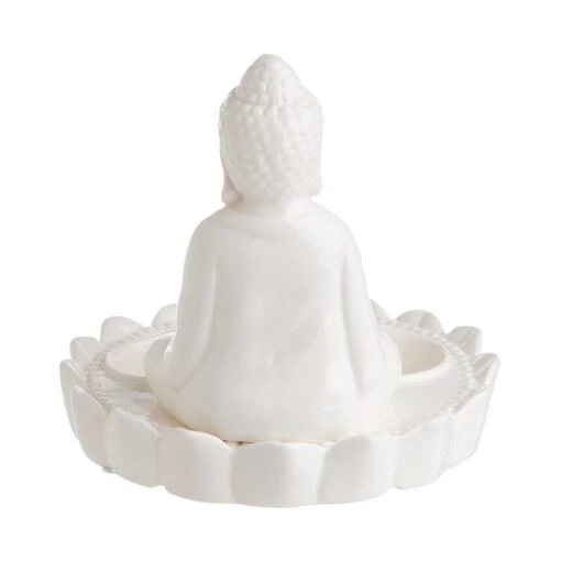 BUDDHA Statue Für 3 Teelichter Höhe 18cm -Tischdeko Verkauf 10227822 5