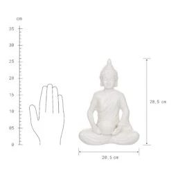 BUDDHADeko Statue Mit Teelichhalter Höhe 29cm -Tischdeko Verkauf 10227827 2