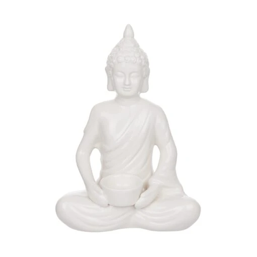 BUDDHADeko Statue Mit Teelichhalter Höhe 29cm -Tischdeko Verkauf 10227827