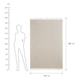 DUNES Decke L 200 X B 140cm -Tischdeko Verkauf 10227989 3