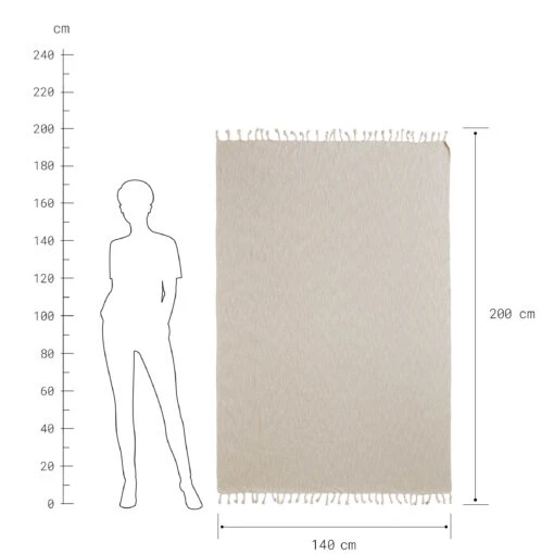 DUNES Decke L 200 X B 140cm -Tischdeko Verkauf 10227989 3