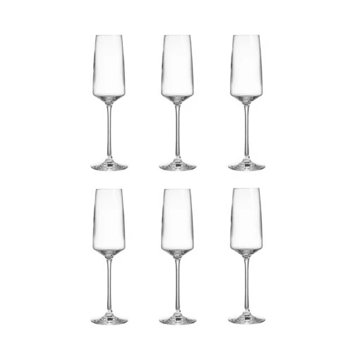 WINE & DINE 6x Sektgläser 250ml -Tischdeko Verkauf BUN00908