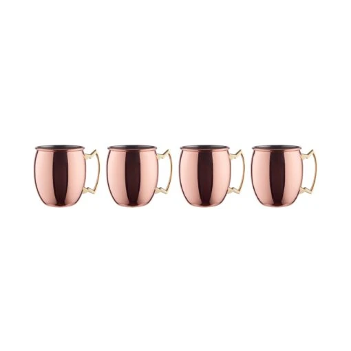 MOSCOW MULE 4x Becher Glänzend 470ml -Tischdeko Verkauf BUN01350