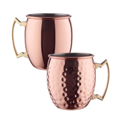 MOSCOW MULE Becher-Set 4-tlg.470ml Matt -Tischdeko Verkauf BUN01354