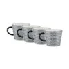 ORNAMENTS 4x Tasse Mit Goldrand 350ml -Tischdeko Verkauf BUN01712