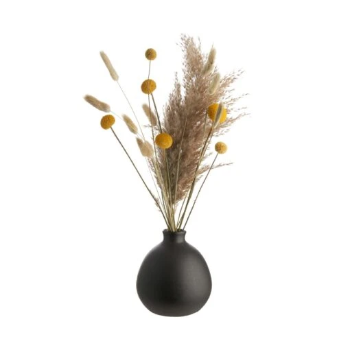 Vase Höhe 16cm MIO In Schwarz -Tischdeko Verkauf butlers vase hohe 16cm mio in schwarz 3