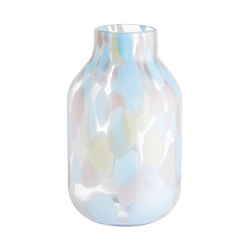 Vase Höhe 28cm CONFETTI In Hellblau-Hellrosa -Tischdeko Verkauf butlers vase hohe 28cm confetti in hellblau hellrosa 2