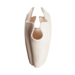 Vase Höhe 46cm SHELL In Beige -Tischdeko Verkauf butlers vase hohe 46cm shell in beige 4